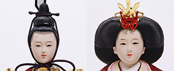 伊予一刀彫 さくら雛 三段十人飾り